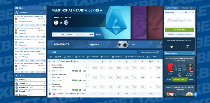 Онлайн-ставки на футбол в 1xBet